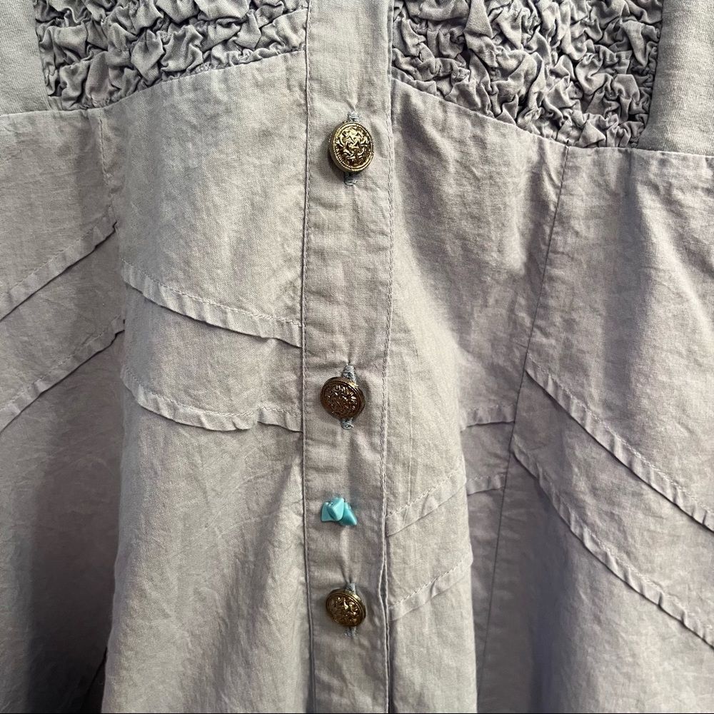 Parsley & Sage Button Down Vintage Button Down Bl… - image 4